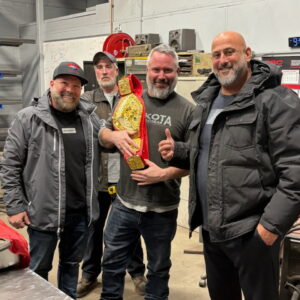 It's been a while!! With the crew at the Olymbec fabrication centre where plans are under way to build a new state of the art ring. Why you ask?? Big news is on the way from Mad Dog Pro Wrestling and Olymbec. Stay tuned!